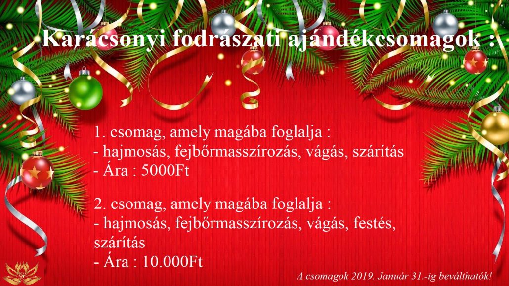 fodrászati csomagok